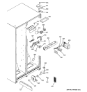 FRESH FOOD SECTION Diagram and Parts List for RSG20DDPCFWW  General Electric Refrigerator