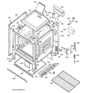 BODY PARTS Diagram and Parts List for RGB508PEH1CT  Hotpoint Range