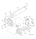 MOTOR Diagram and Parts List for NVL333GB6CC  Hotpoint Dryer