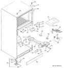 FRESH FOOD SECTION Diagram and Parts List for HTS18JCPBRCC  Hotpoint Refrigerator