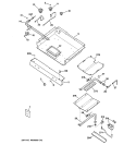 GAS & BURNER PARTS Diagram and Parts List for JGBP31WEH1WW  General Electric Range