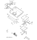 GAS & BURNER PARTS Diagram and Parts List for JGBP35GXH1WW  General Electric Range