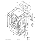 BODY PARTS Diagram and Parts List for JBS03BH2CT  General Electric Range