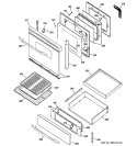 Part Location Diagram of WB15K10053 GE HANDLE PROFILE Stainless Steel