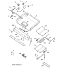 GAS & BURNER PARTS Diagram and Parts List for JGBP79MEF3BC  General Electric Range