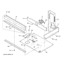 CENTER SPACER Diagram and Parts List for JT952BF2BB  General Electric Microwave Oven Combo