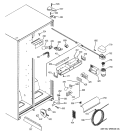FRESH FOOD SECTION Diagram and Parts List for GSS22SGPCBS  General Electric Refrigerator