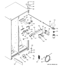 FRESH FOOD SECTION Diagram and Parts List for SSS25KFPCWW  General Electric Refrigerator