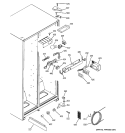 FRESH FOOD SECTION Diagram and Parts List for GSA20IEPCFBB  General Electric Refrigerator