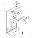 FRESH FOOD SECTION Diagram and Parts List for GSA22KBPCFBB  General Electric Refrigerator