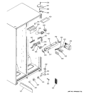 FRESH FOOD SECTION Diagram and Parts List for GSG20IBPCFBB  General Electric Refrigerator