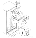 FRESH FOOD SECTION Diagram and Parts List for GSG25MIPCFWW  General Electric Refrigerator