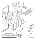 FREEZER SECTION Diagram and Parts List for GTS22FBPARCC  General Electric Refrigerator