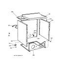 CABINET Diagram and Parts List for DX2300GB1WW  General Electric Dryer