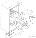 FRESH FOOD SECTION Diagram and Parts List for GTH18DBPCLCC  General Electric Refrigerator