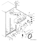 FRESH FOOD SECTION Diagram and Parts List for GSS22SGPDBS  General Electric Refrigerator