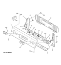 Part Location Diagram of WB27T10517 GE FACEPLATE GRAPHICS Assembly