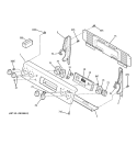 Part Location Diagram of WB36T10693 GE TRIM & BRACKET Assembly