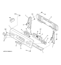 CONTROL PANEL Diagram and Parts List for JBP69CH1CC  General Electric Range