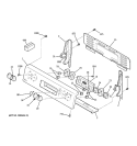 CONTROL PANEL Diagram and Parts List for JBP80TH1WW  General Electric Range