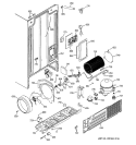 SEALED SYSTEM & MOTHER BOARD Diagram and Parts List for HST22IFMCWW  Hotpoint Refrigerator