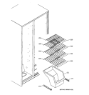 FREEZER SHELVES Diagram and Parts List for HSS22IFMBCC  Hotpoint Refrigerator