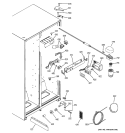 FRESH FOOD SECTION Diagram and Parts List for HST25IFPACC  Hotpoint Refrigerator