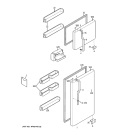 DOORS Diagram and Parts List for HTS18GCNACC  Hotpoint Refrigerator