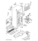CABINET Diagram and Parts List for HTS20GBNCCC  Hotpoint Refrigerator