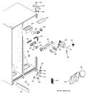 FRESH FOOD SECTION Diagram and Parts List for GSG25IEMAFWW  General Electric Refrigerator