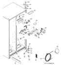 FRESH FOOD SECTION Diagram and Parts List for GSG25IEMDFWW  General Electric Refrigerator