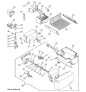 ICE MAKER & DISPENSER Diagram and Parts List for GST20IEMCCC  General Electric Refrigerator