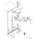 FRESH FOOD SECTION Diagram and Parts List for GSG20IBMBFWW  General Electric Refrigerator