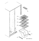 FREEZER SHELVES Diagram and Parts List for GSG20IBMDFBB  General Electric Refrigerator