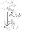 FRESH FOOD SECTION Diagram and Parts List for GSG20IBMDFBB  General Electric Refrigerator