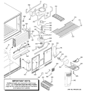 FREEZER SECTION Diagram and Parts List for GTS22KBPBRWW  General Electric Refrigerator