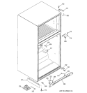 CASE PARTS Diagram and Parts List for GTS22KBPBRWW  General Electric Refrigerator