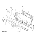 CONTROL PANEL Diagram and Parts List for JBP26BH2BB  General Electric Range