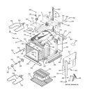 BODY PARTS Diagram and Parts List for JMP28BC2WH  General Electric Range