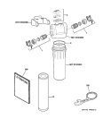 WATER FILTRATION PARTS Diagram and Parts List for GXWH20F  General Electric Water Filter System