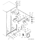 FRESH FOOD SECTION Diagram and Parts List for GSL22JFPCBS  General Electric Refrigerator