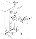 FRESH FOOD SECTION Diagram and Parts List for GSG22KBMBFWW  General Electric Refrigerator