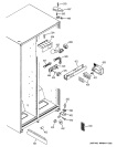 FRESH FOOD SECTION Diagram and Parts List for GSS20DBMCWW  General Electric Refrigerator