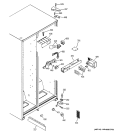 FRESH FOOD SECTION Diagram and Parts List for GSS20DBMDWW  General Electric Refrigerator