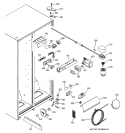 FRESH FOOD SECTION Diagram and Parts List for GSS22JFMCWW  General Electric Refrigerator
