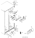 FRESH FOOD SECTION Diagram and Parts List for GSM20IEMCWW  General Electric Refrigerator