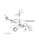 MOTOR - PUMP MECHANISM Diagram and Parts List for HDA1000G02WH  Hotpoint Dishwasher