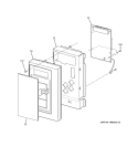 CONTROLLER PARTS Diagram and Parts List for JVM1533BD05  General Electric Microwave