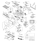 MICROWAVE Diagram and Parts List for JVM1650SH01  General Electric Microwave