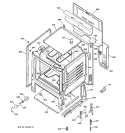 BODY PARTS Diagram and Parts List for JBS07H2WW  General Electric Range